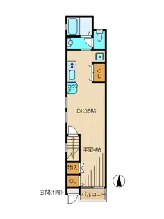 ベルクハイツ【2階】の間取り