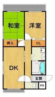 ヴィラ・エステート【3階】の間取り