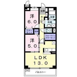 グレイス【4階】の間取り