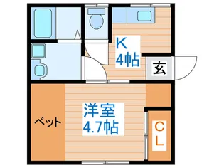 中野ハイツ【2階】の間取り