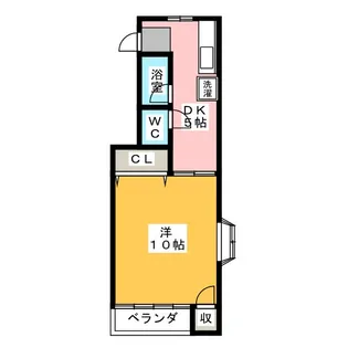グローリーハイツ【2階】の間取り