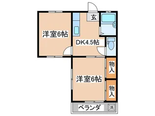 パストラルハイム【2階】の間取り