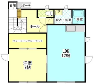ポポ中根子【2階】の間取り