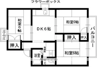 ハイツ井上【2階】の間取り