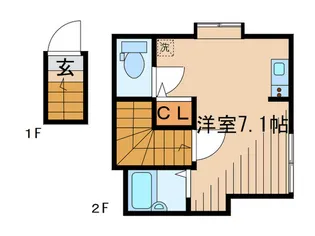 エスペランサII【2階】の間取り