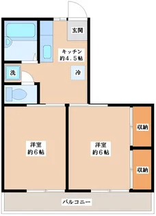 サンライフ赤堤【2階】の間取り