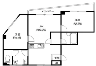 神田ビル【5階】の間取り