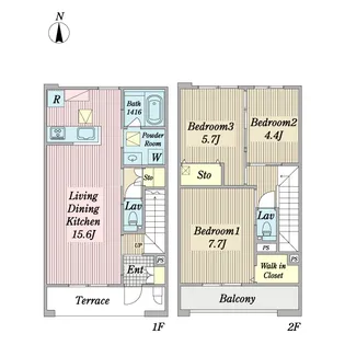 HALEMEYULU FJ Iの間取り