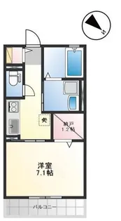ハイム アイリー【1階】の間取り