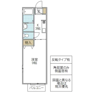 オージュコート C棟【2階】の間取り