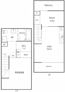 AKHA2【1階】の間取り