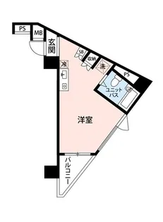 マイナビSTAYパレス恵比寿(ジェイパーク恵比寿)【4階】の間取り