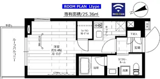 ステージファースト八王子2【6階】の間取り