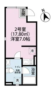 エバーグリーン南大井【3階】の間取り