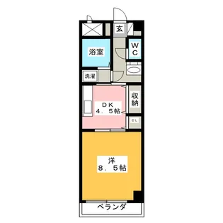 Le Place 2000【1階】の間取り