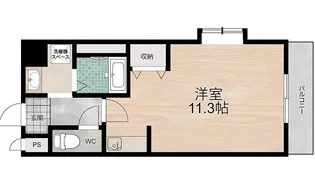 シャンポールかささぎ【2階】の間取り