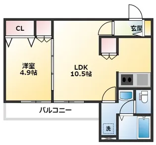COCORO61113【2階】の間取り