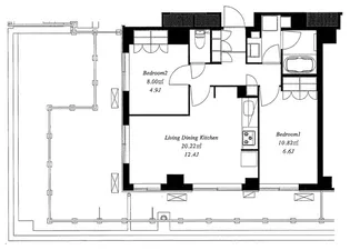 フレンシア田端南【5階】の間取り