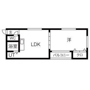 ピア駒川【4階】の間取り