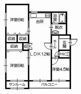 OMハイツ【2階】の間取り