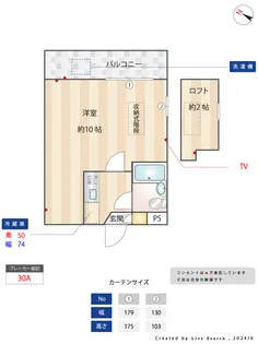 翼パレス【3階】の間取り
