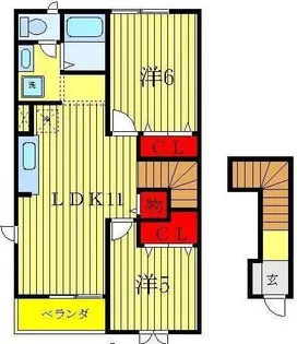 アーバン・N【2階】の間取り