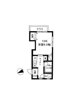 アーバンテラス【1階】の間取り