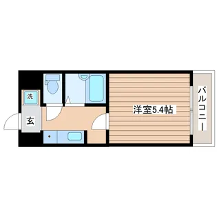 ロイヤルパーク若林【7階】の間取り