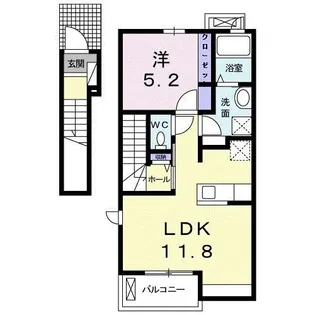 サンソフィア【2階】の間取り