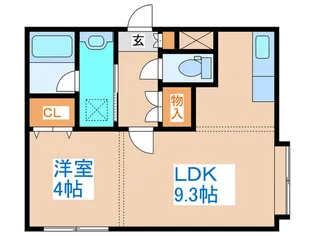 LEE苗穂駅前ビル【7階】の間取り