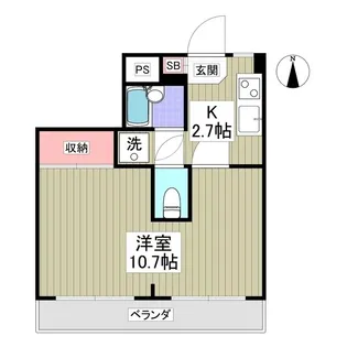 アルバスクエア【4階】の間取り