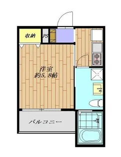 リヴテラス稲田堤【2階】の間取り