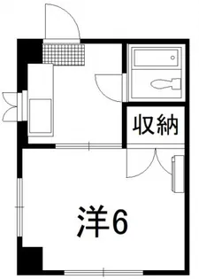 オハラ独身マンション【3階】の間取り