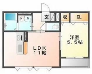 モナドII【2階】の間取り