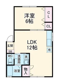 松見ハイツ【2階】の間取り