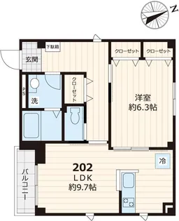 ビューノ東池袋【3階】の間取り
