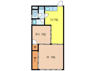 紅屋ビル【1階】の間取り