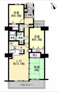 パブリデンス春日部豊春【3階】の間取り