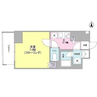 Append Felice【7階】の間取り
