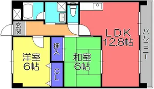 ウイングパレス東陽【6階】の間取り