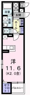Shine Mira【4階】の間取り