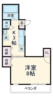 シティハイツ妙音【6階】の間取り