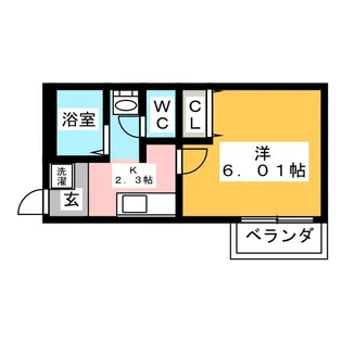 アプリコットハウス【2階】の間取り