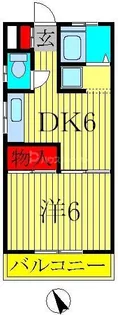 まことマンション【2階】の間取り