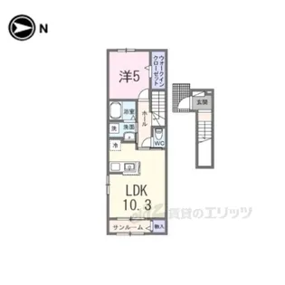 ペニーレイン【2階】の間取り