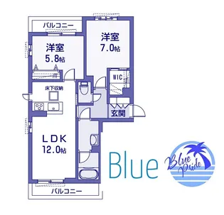 シエル【2階】の間取り