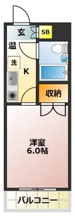 カサグランデ蓮根【4階】の間取り