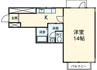 プラネットハイム【5階】の間取り