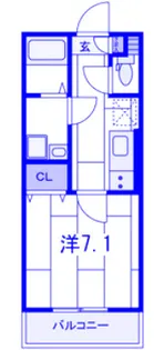 プランドール横浜【2階】の間取り