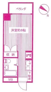 第三慶友ビル【5階】の間取り